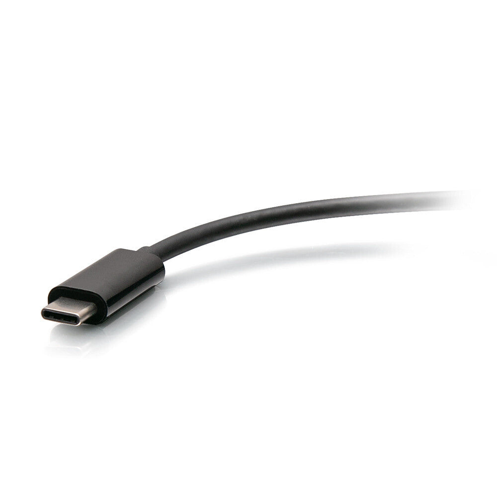 C2G USB-C® to HDMI®, VGA, USB-A, and RJ45 Multiport Adapter - 4K 30Hz - Black