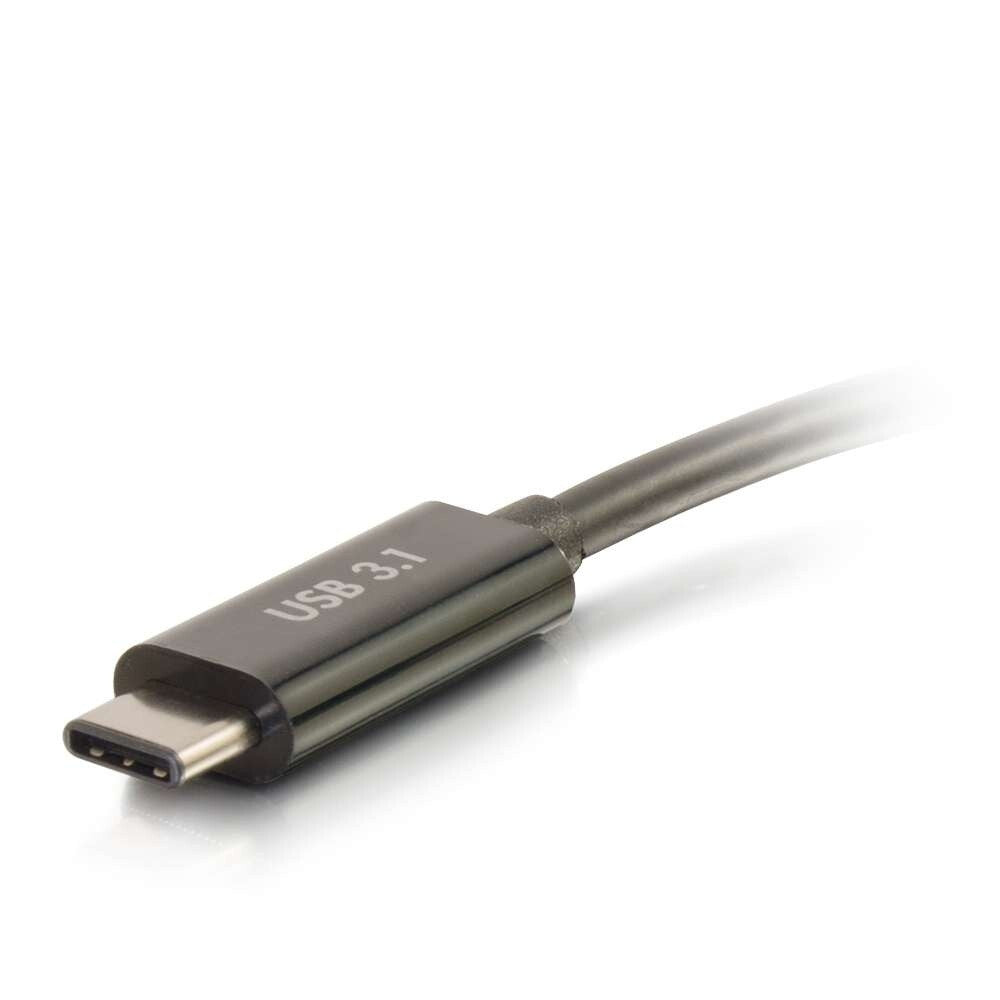 C2G USB-C® to VGA Video Multiport Adapter with Power Delivery up to 60W - Black
