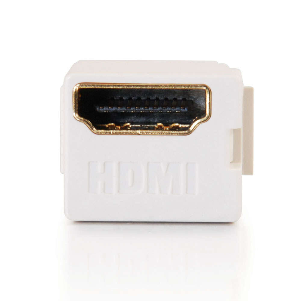 C2G Snap-In HDMI® F/F Keystone Insert Module - White