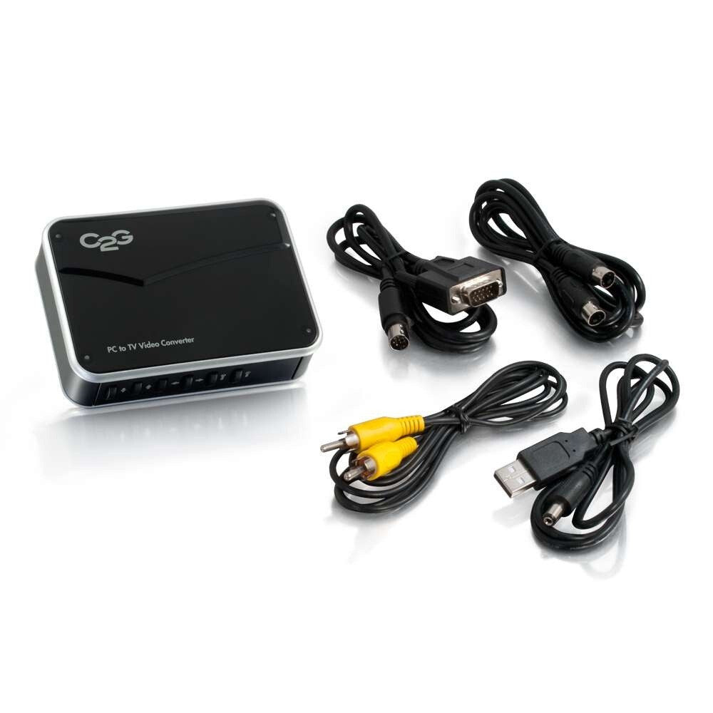 C2G VGA to Composite PC-TV Video Adapter
