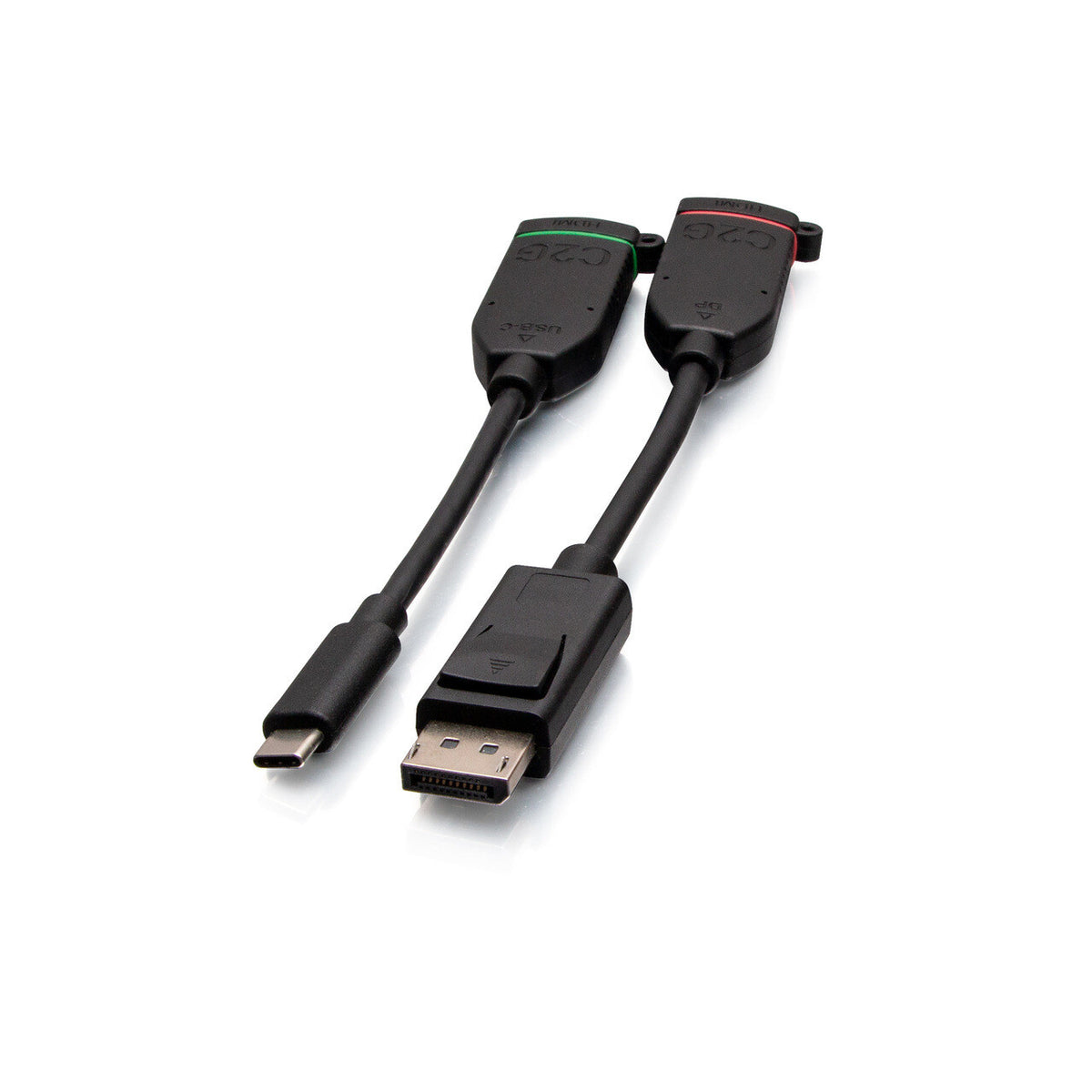 C2G 6ft Premium HDMI Dongle Ring DP USB-C