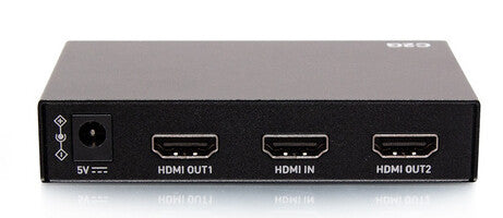 C2G 2-Port HDMI® Distribution Amplifier Splitter - 4K 60Hz