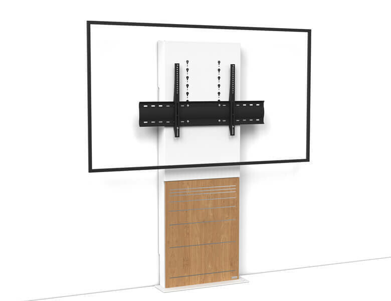 AXEOS STILIXWS6580DS signage display mount 2.03 m (80") Black, White, Wood