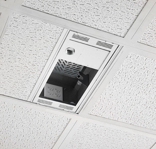 Chief 1' x 2' Above Suspended Ceiling Storage Box with Column Drop