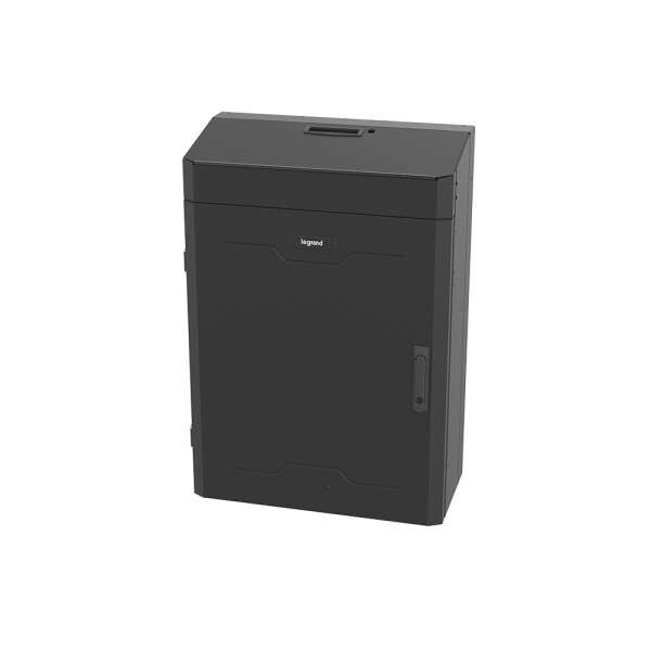 C2G VWMSD-8RU-36-B rack cabinet 8U Wall mounted rack Black