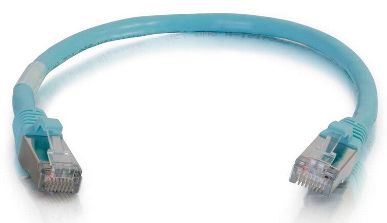 C2G 2ft. Cat6a RJ-45 networking cable Blue 0.6 m S/FTP (S-STP)