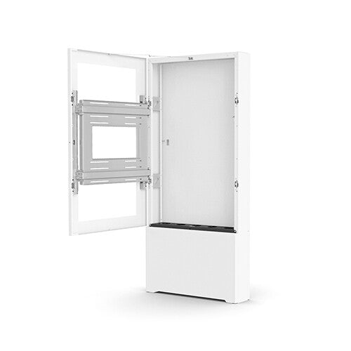 Chief Impact Floor Standing Kiosk – Portrait 43” White