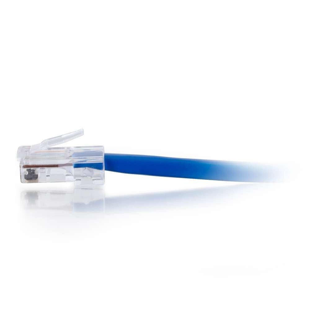 C2G 1ft (0.3m) Cat6 Non-Booted Unshielded UTP Ethernet Network Patch Cable - Blue