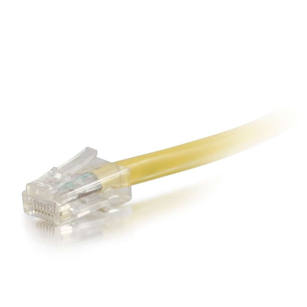 C2G 25ft (7.6m) Cat6 Non-Booted Unshielded UTP Ethernet Network Patch Cable - Yellow