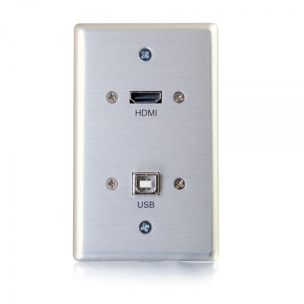 C2G 39874 wall plate/switch cover Aluminium
