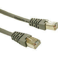 C2G 5ft Shielded Cat5E Molded Patch Cable networking cable Grey 1.525 m