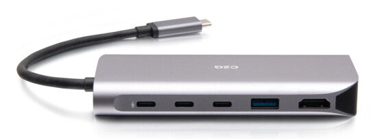 C2G C2G54551 laptop dock/port replicator Wired USB4 Grey