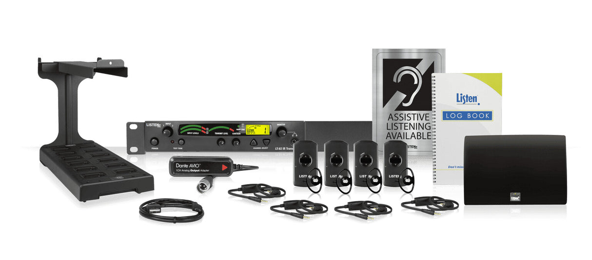 Listen LS-100-01-GY-D assistive listening device Black