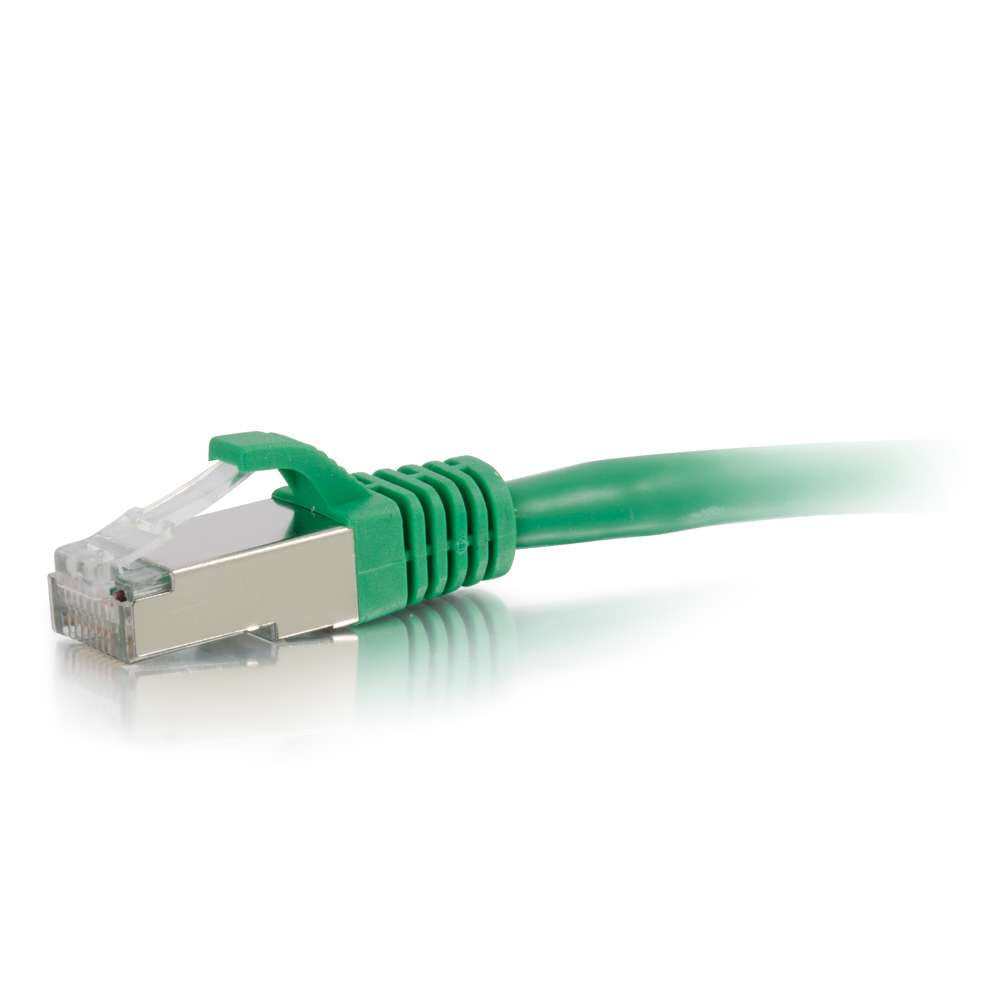 C2G 9ft Cat6 networking cable Green 2.74 m S/FTP (S-STP)