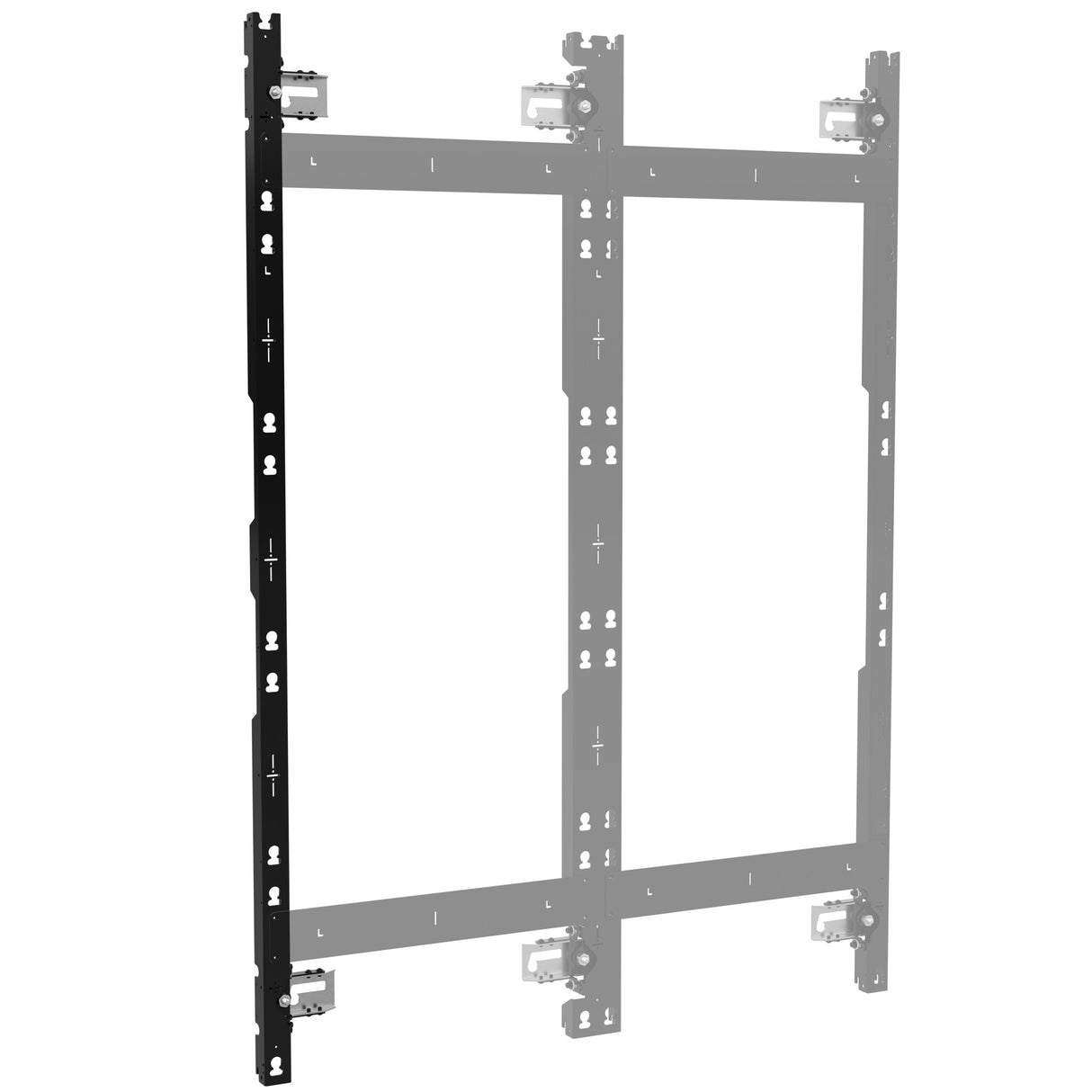Chief TiLEDTM Left dvLED Wall Mount for SHARP NEC E Series, 5 Displays Tall
