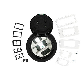 WIREMOLD 6AT2PAVBK outlet box No Black