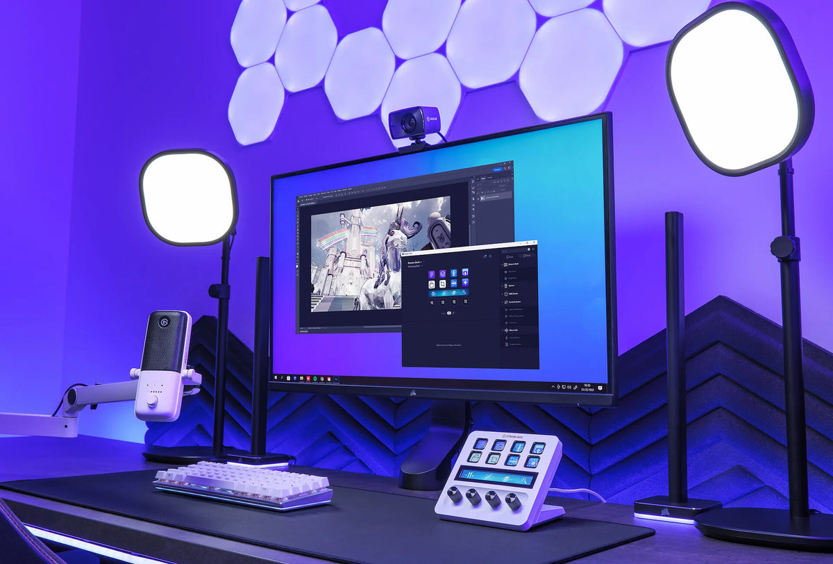 Elgato Stream Deck + White 8 buttons