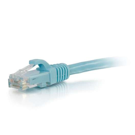 C2G 30ft Cat6a networking cable Aqua colour 9.1 m U/UTP (UTP)