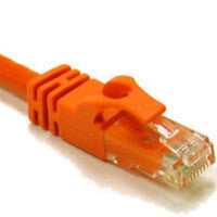 C2G 10ft Cat6 550MHz Snagless Crossover Cable networking cable Orange 3.05 m