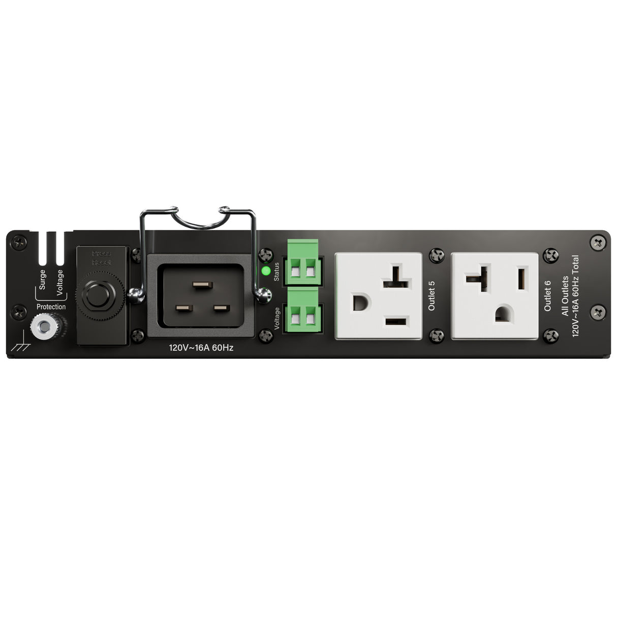 Middle Atlantic PDX-620C-SP power distribution unit (PDU) 6 AC outlet(s) 0U Black, White