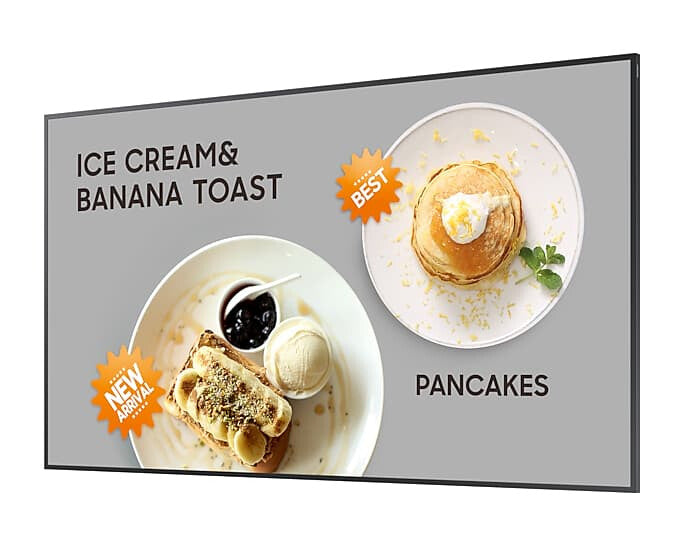 Samsung LH32QMCEBGC Digital signage flat panel 81.3 cm (32") LCD Wi-Fi 400 cd/m² Black Tizen 7.0