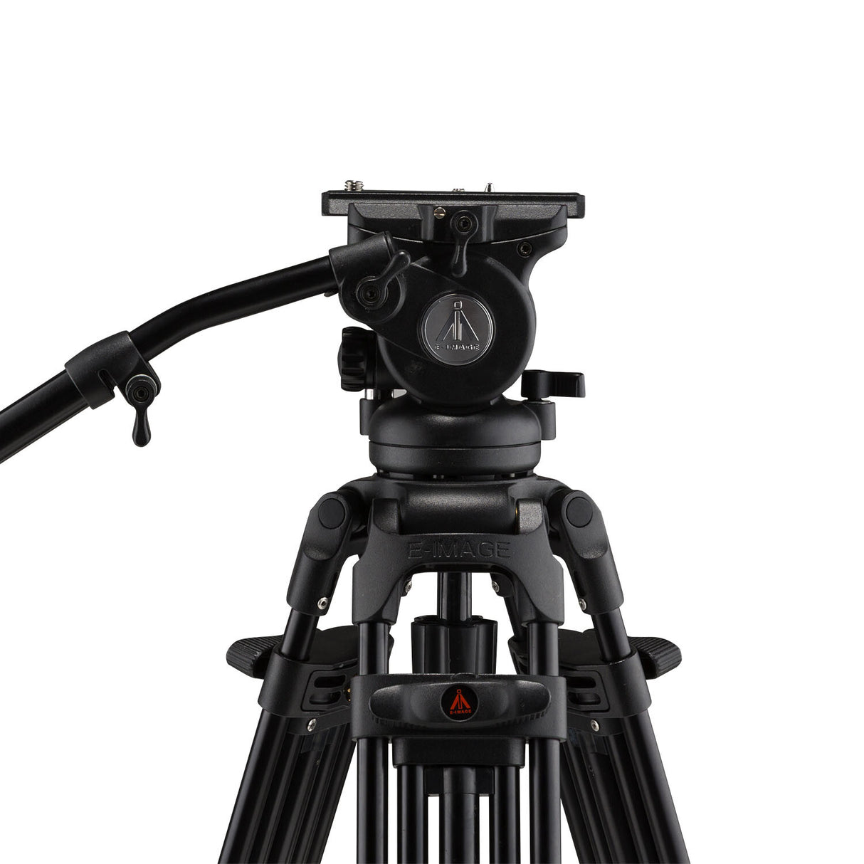 ikan 2-STAGE ALUMINUM FLUID HEAD KIT tripod Digital/film cameras 3 leg(s) Black