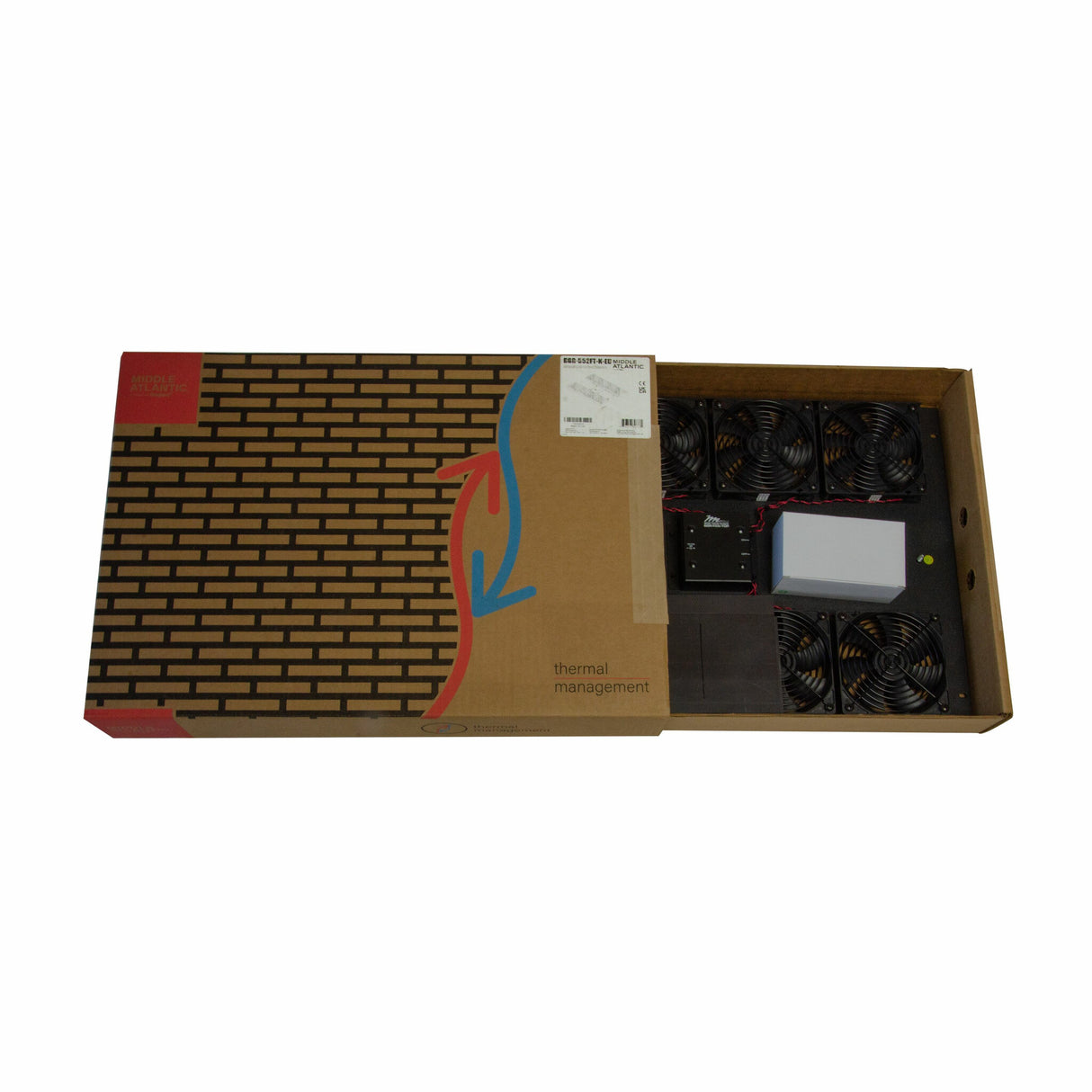 Middle Atlantic Products 552 CFM BGR Fan panel