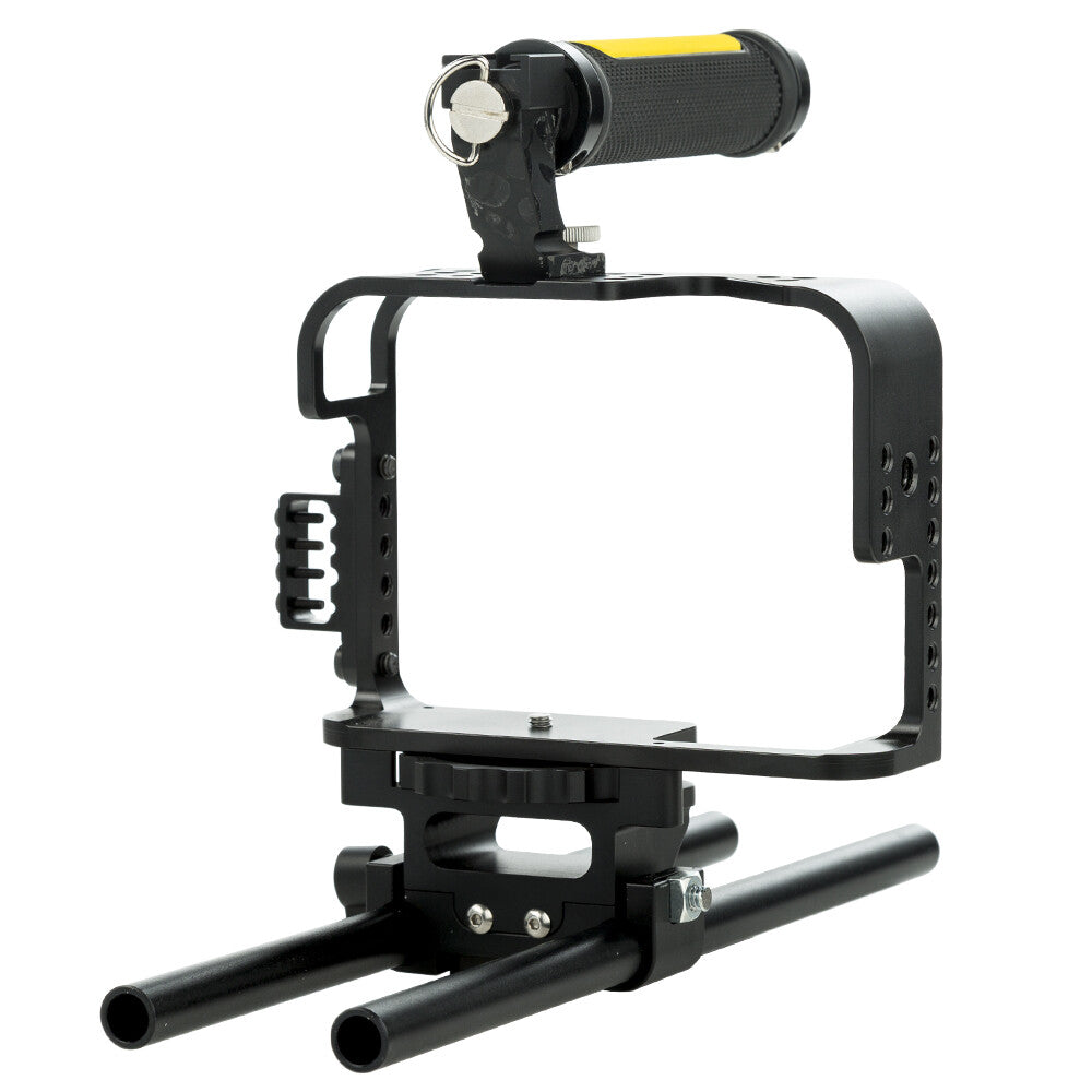 ikan ELE-GH4-C camera cage 1/4, 3/8" Black, Yellow