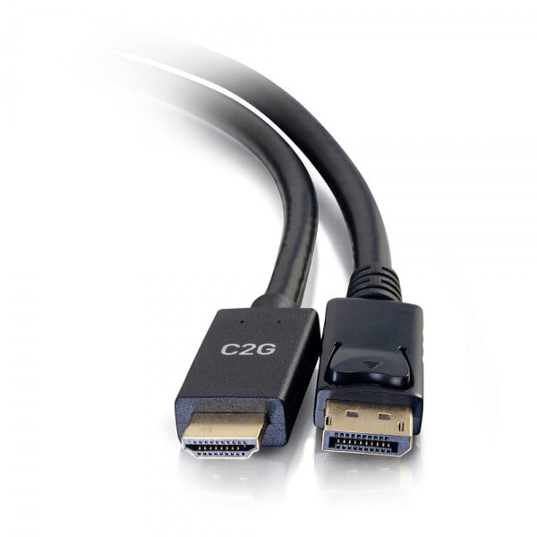C2G 54432 video cable adapter 0.9 m DisplayPort HDMI Black