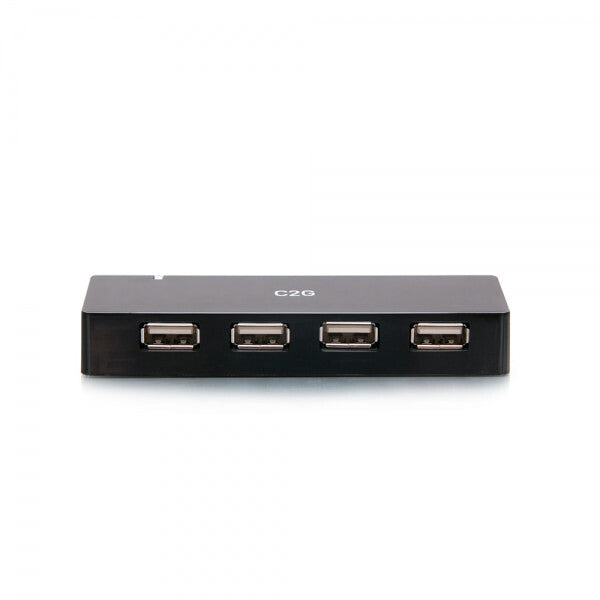 C2G 4-Port USB-A Hub with 5V 2A Power Supply