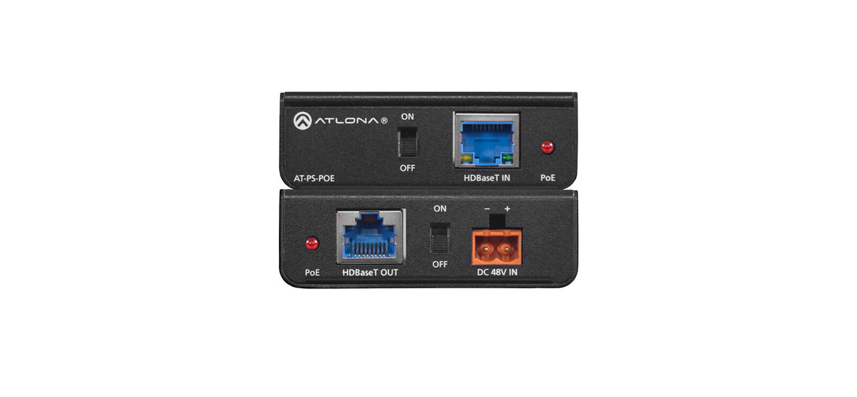 Atlona AT-PS-POE network extender Network transmitter Black
