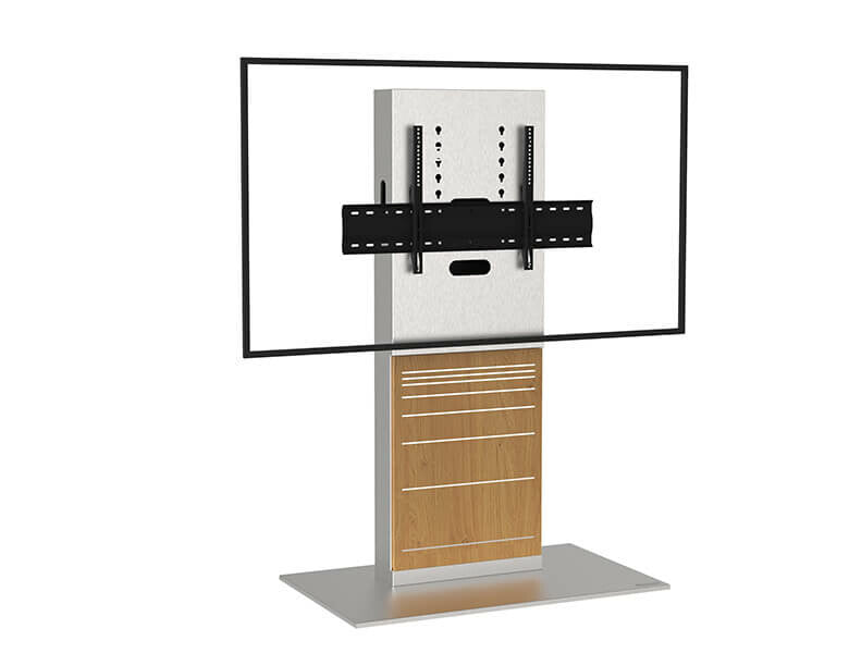 AXEOS XENON WIDE 2.29 m (90") Black, Stainless steel, Wood