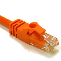 C2G 1ft Cat6 550MHz Snagless Patch Cable Orange networking cable 0.3 m