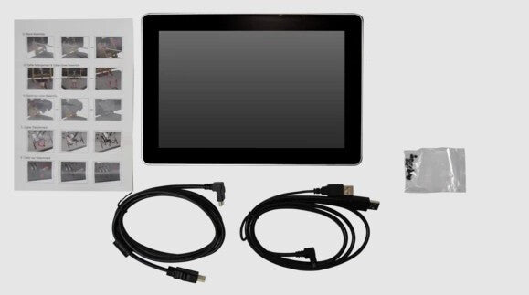 Mimo Monitors UM-1080CH-G-NB Signage Display 25.6 cm (10.1") LCD 350 cd/m² HD Black Touchscreen