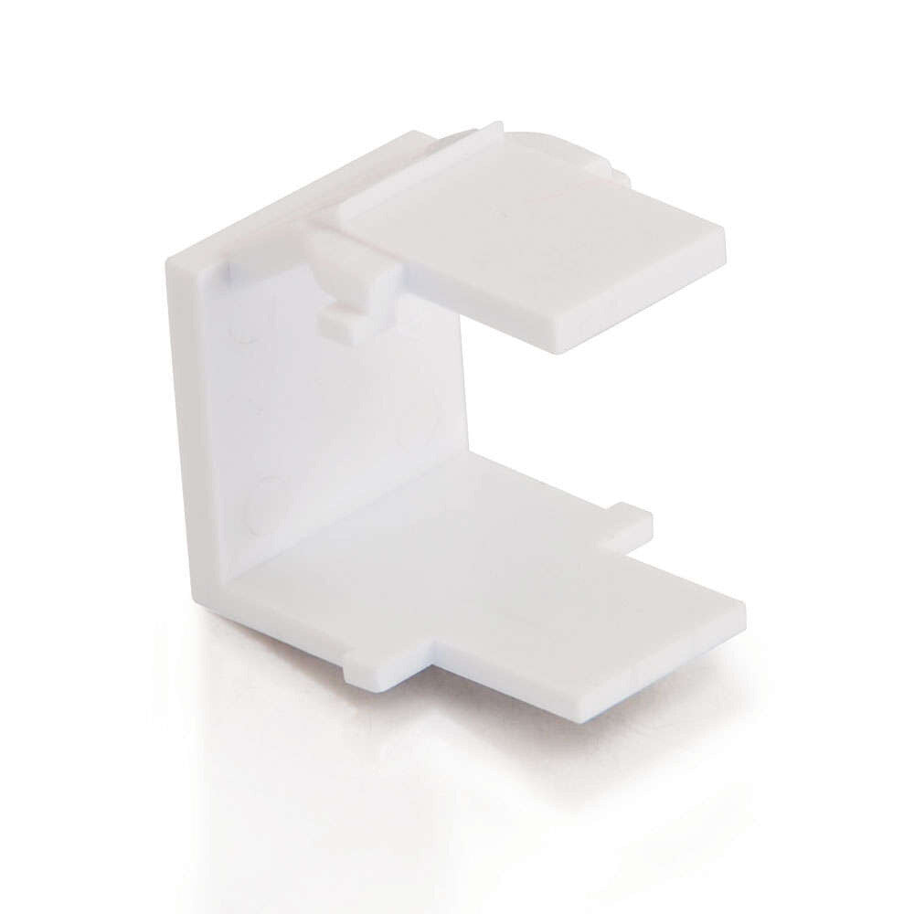 C2G Snap-In Blank Keystone Insert Module - White