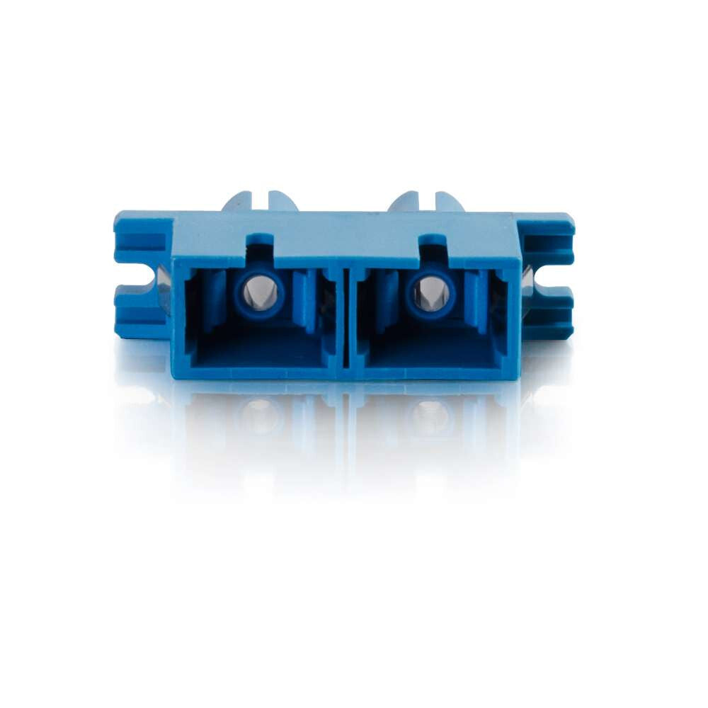 C2G SC/ST Duplex SM F/F fibre optic adapter Blue