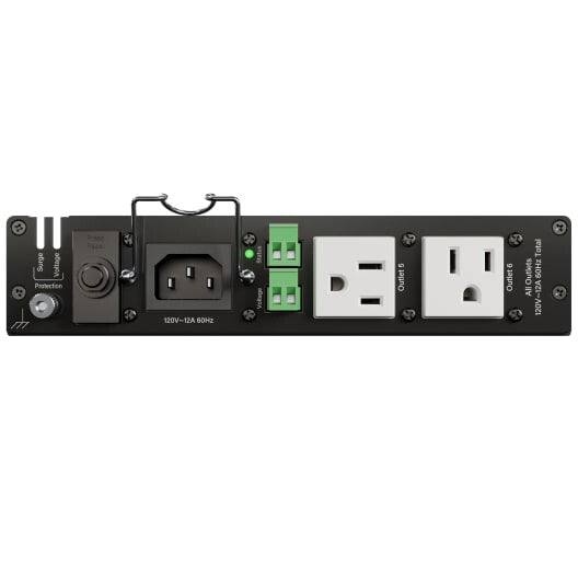 Middle Atlantic Products PDX-615C power distribution unit (PDU) 6 AC outlet(s) 0U Black, White