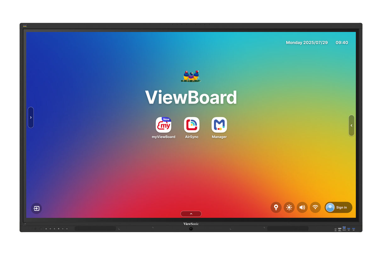 Viewsonic IFP9841 interactive whiteboard 2.49 m (98") 3840 x 2160 pixels Touchscreen Black USB