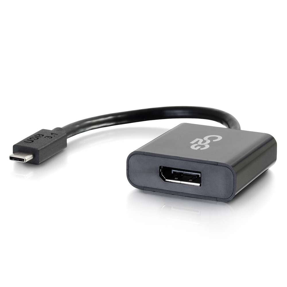 C2G USB-C® to DisplayPortTM Adapter Converter - 4K 30Hz - Black