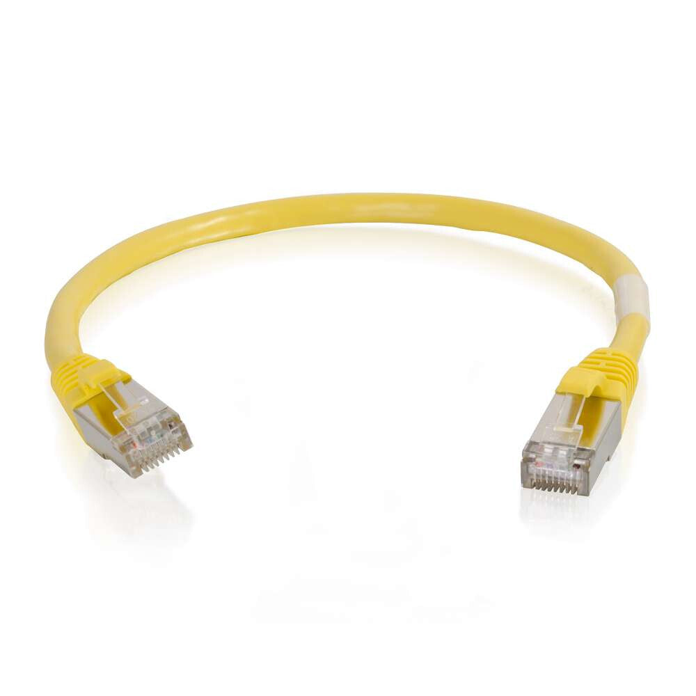 C2G 35ft Cat6 networking cable Yellow 10.67 m S/FTP (S-STP)