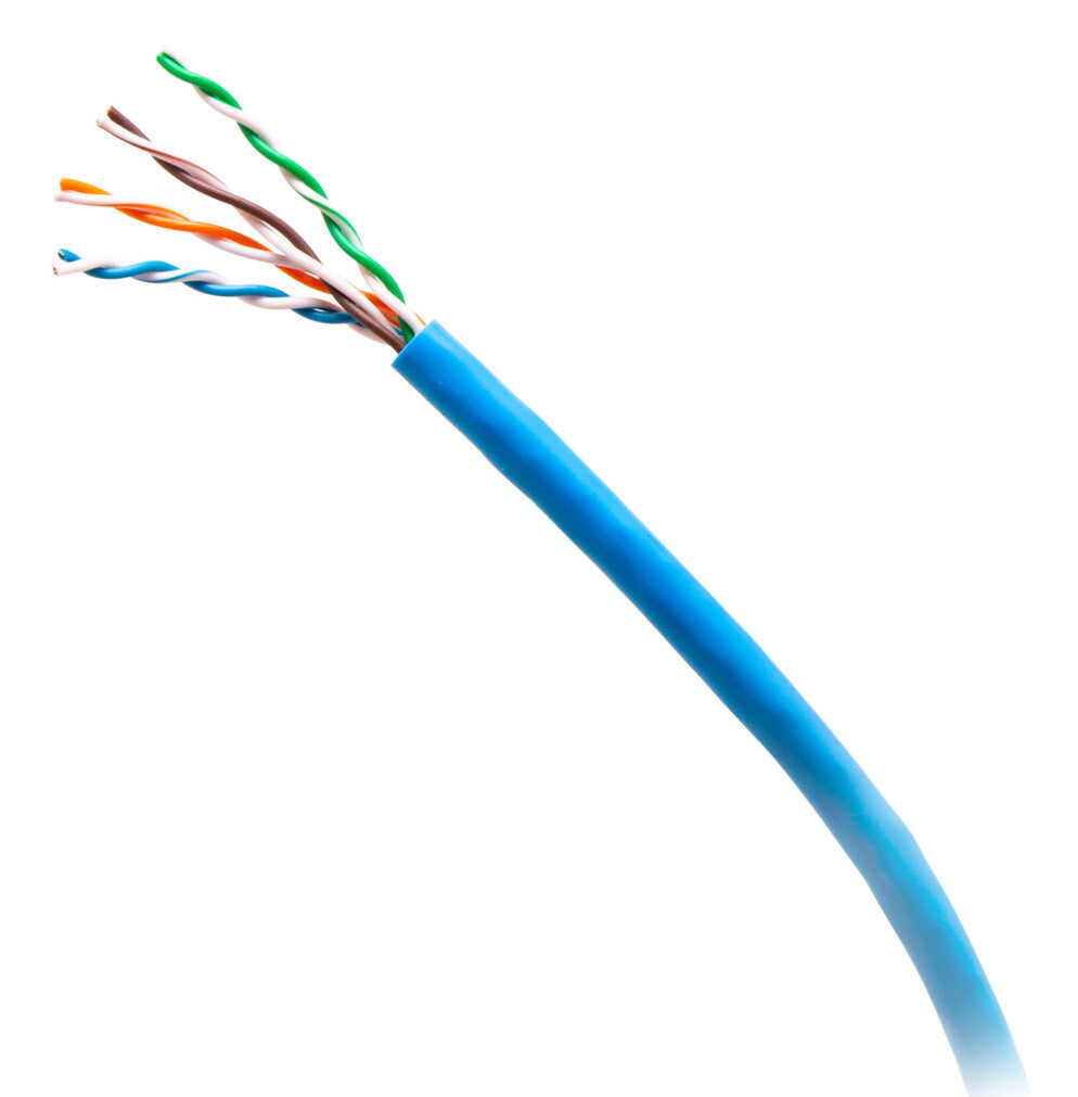 C2G 1000ft (304.8m) TAA-Compliant Cat6a Bulk Unshielded (UTP) Ethernet Network Cable with Solid Conductors-Plenum CMP-Rated - Blue