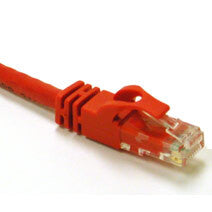 C2G 10ft Cat6 550MHz Snagless Patch Cable Red networking cable 3 m