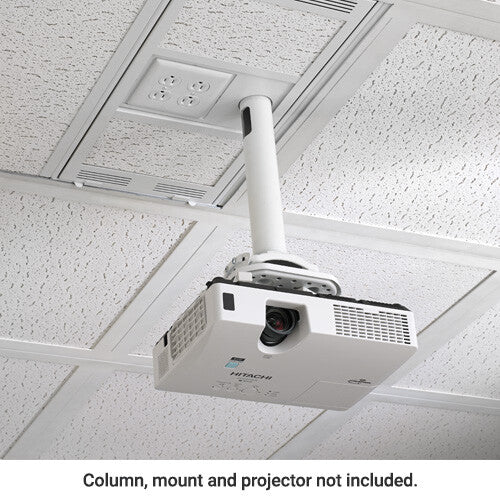 Chief 1' x 2' Above Suspended Ceiling Storage Box with Column Drop