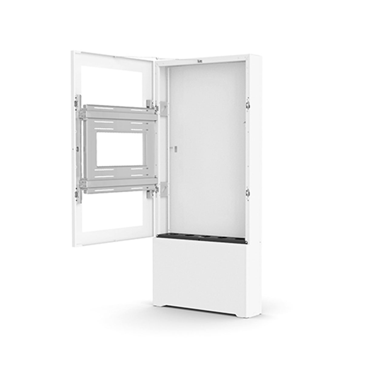 Chief ImpactTM Floor Standing Kiosk – Portrait 43" Black