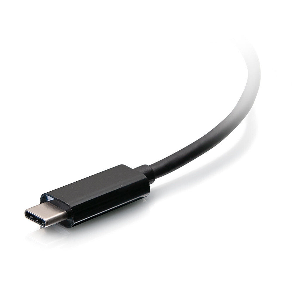 C2G USB-C® Multiport Adapter, 4-in-1 Video Adapter with HDMI®, DisplayPortTM, DVI, & VGA - 4K 60Hz