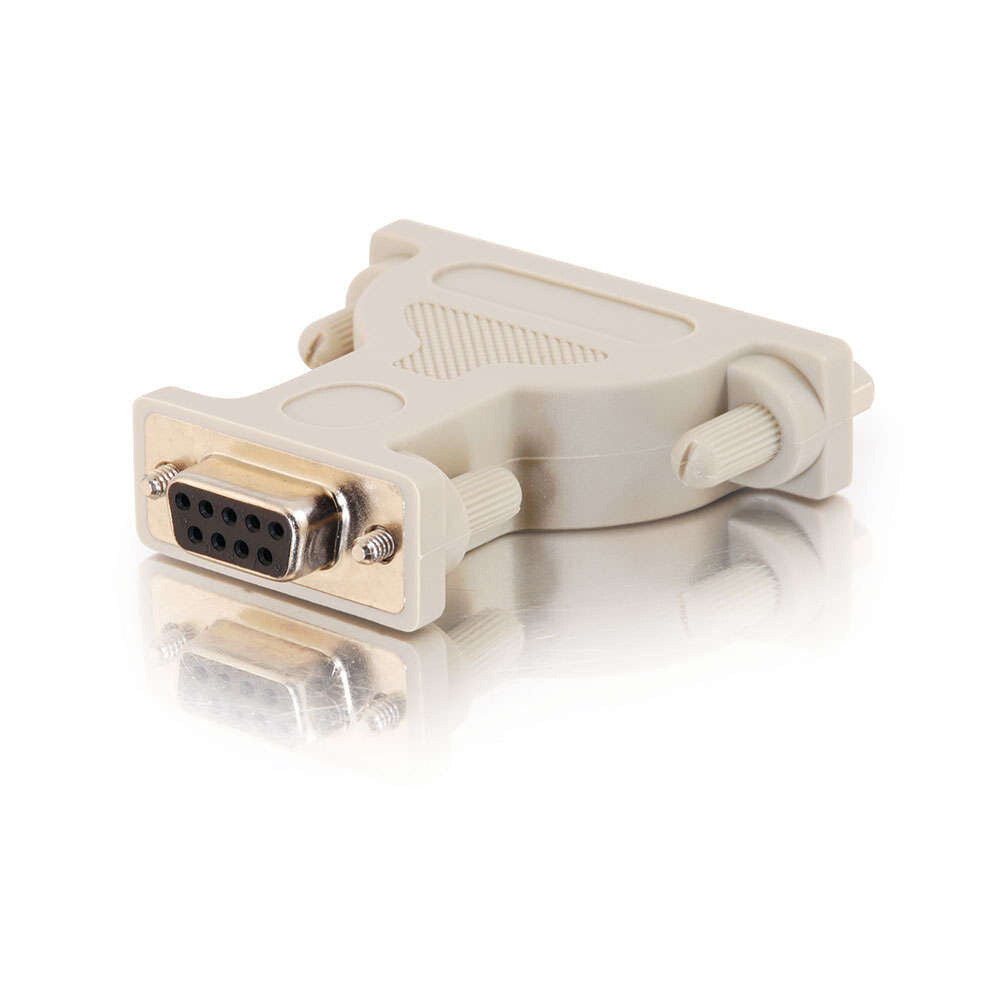 C2G DB9 Female to DB25 Male Serial RS232 Adapter
