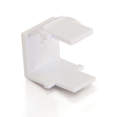 C2G Snap-In Blank Keystone Module White