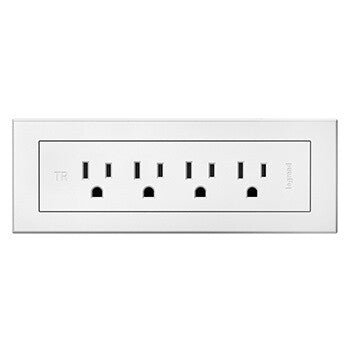 WIREMOLD RD4RWH10 socket-outlet Type B White