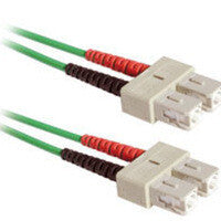 C2G 2m SC/SC Duplex 62.5/125 Multimode Fiber Patch Cable - Green InfiniBand/fibre optic cable