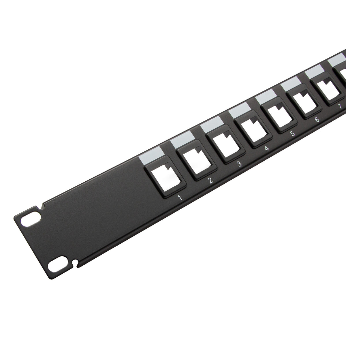 C2G 12-Port Blank Keystone/Multimedia Patch Panel